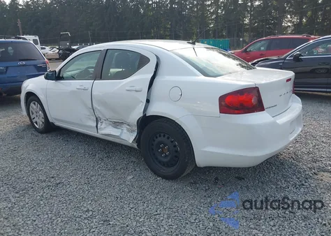 2014 Dodge Avenger Se z USA, uszkodzony, nr VIN 1C3CDZAB9EN202954